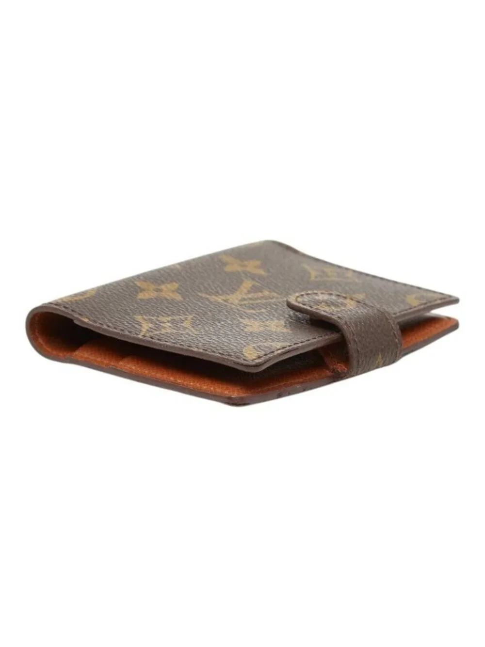 Louis Vuitton Monogram Agenda Mini Notebook Cover Brown Leather